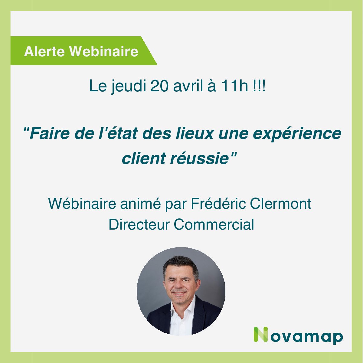 Webinaire du 20 avril à 11h « Faire de l’état des lieux une expérience client réussie »