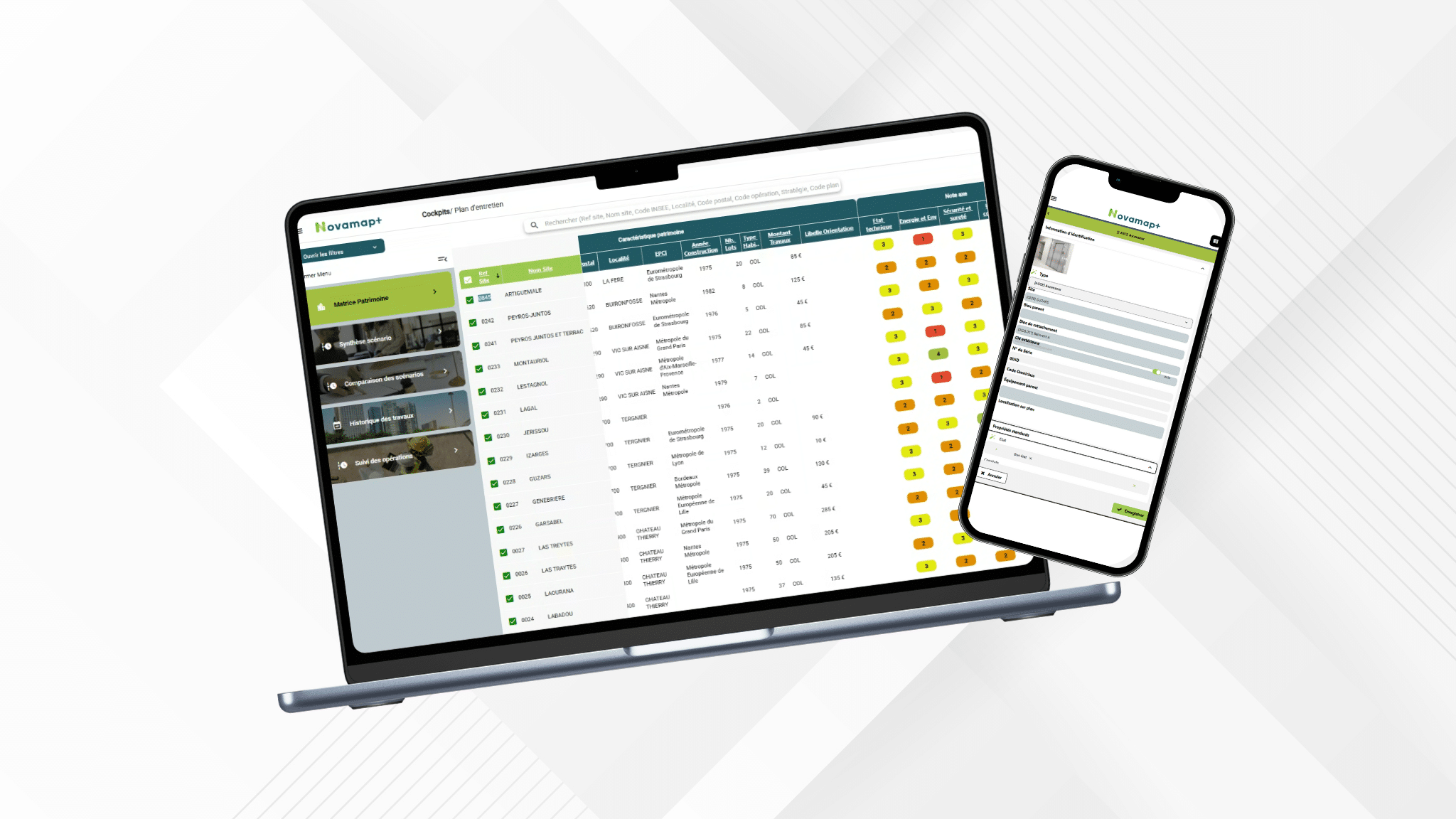 Logiciel gestion opérationnelle et pilotage stratégique du patrimoine immobilier