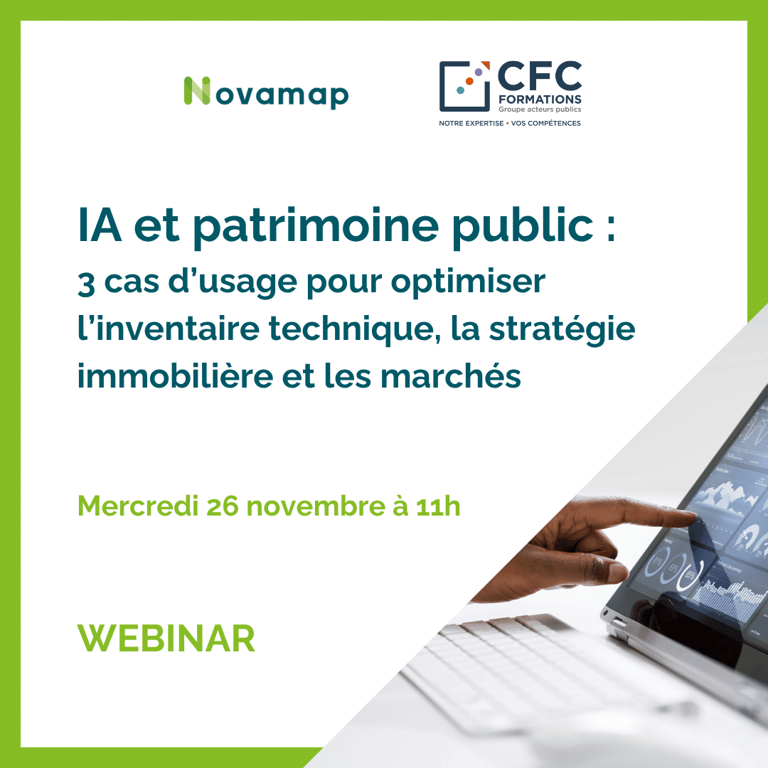 IA et patrimoine public : 3 cas d’usage pour optimiser l’inventaire technique, la stratégie immobilière et les marchés